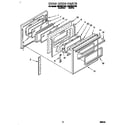 Whirlpool RS6755XYW2 oven door diagram