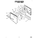 KitchenAid KEMI371YWH0 oven door diagram