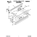 Whirlpool RS610PXYH3 control panel diagram