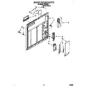 Whirlpool DU8750XY1 inner door diagram