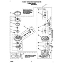 Whirlpool DU8750XY1 pump and motor diagram