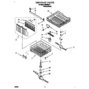 Whirlpool DU8750XY1 dishrack diagram