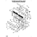 KitchenAid KIRD861XSS1 housing and control parts diagram