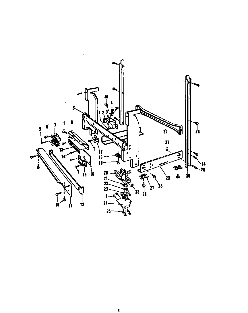 Roper 8505L00 frame diagram