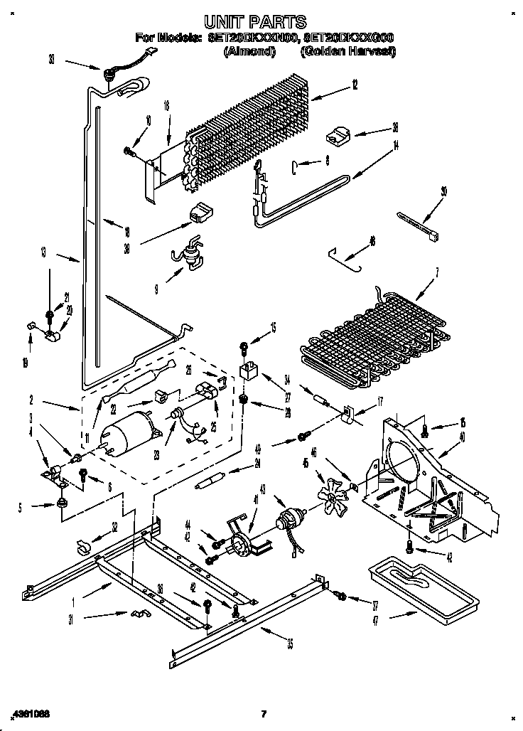 Whirlpool 8ET20DKXXN00 unit diagram
