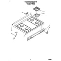 Whirlpool SF365BEYQ3 cooktop diagram