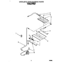 Whirlpool SF365BEYQ3 broiler & oven burner diagram