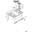 Whirlpool SF367PEYQ4 cooktop diagram