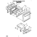 Whirlpool SF367PEYQ4 door and drawer diagram