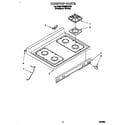 Whirlpool SF385PEYQ4 cooktop diagram