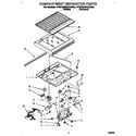 Whirlpool 4YET20DKXAW00 compartment separator diagram