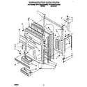 Whirlpool 4YET20DKXAW00 refrigerator door diagram