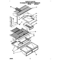 Roper RT18BKXAW00 shelf diagram