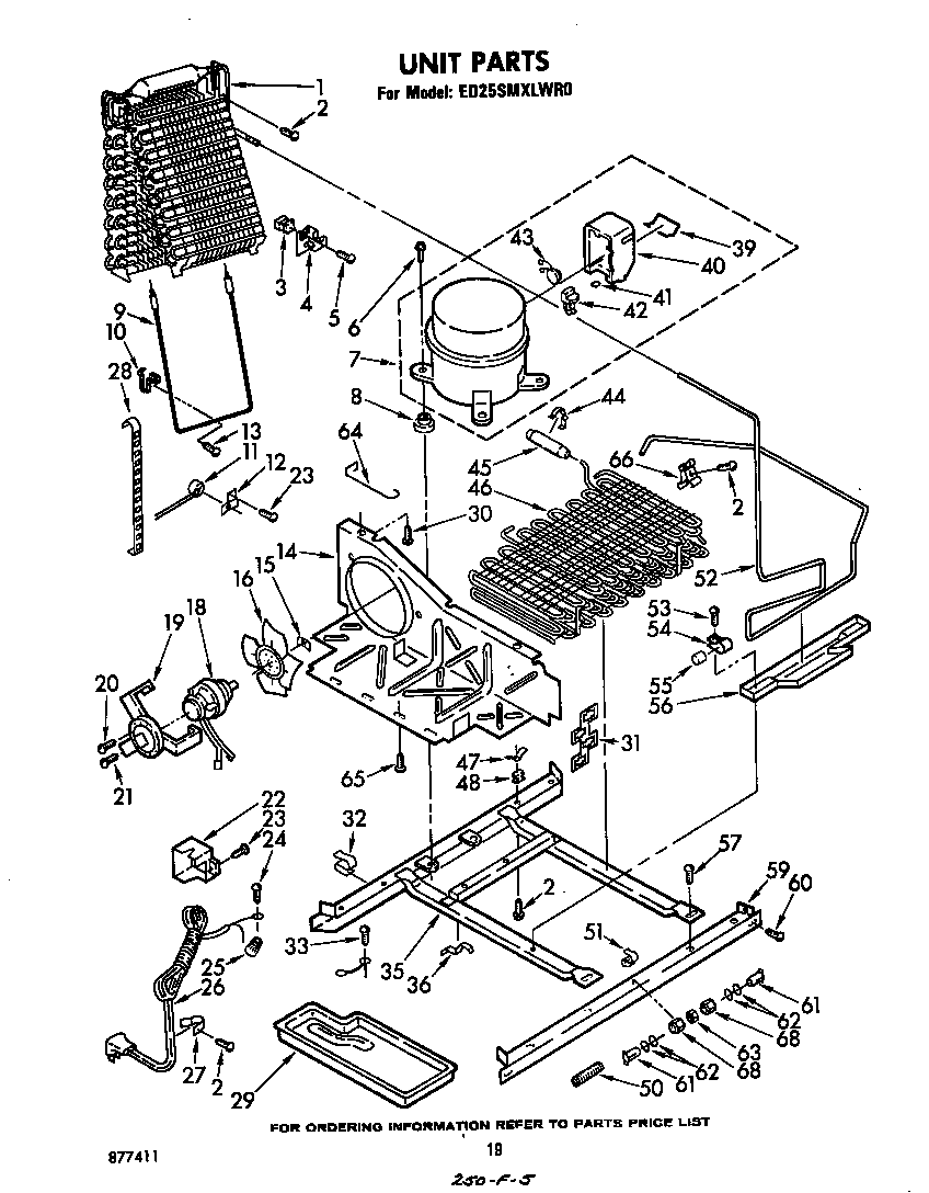 Whirlpool ED25SMXLWR0 unit diagram