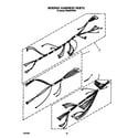 Whirlpool SM988PESW8 wiring harness parts diagram