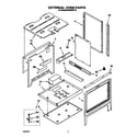 Whirlpool SS363BETT3 external oven diagram