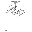 Whirlpool SS363BETT3 control panel diagram