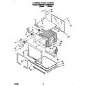 KitchenAid KEBS246YWH3 lower oven diagram