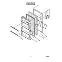 Whirlpool EV150FXXN00 door diagram