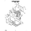 KitchenAid KEBS246YWH4 lower oven diagram