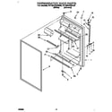 Roper RT18HDXBW00 refrigerator door diagram