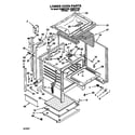 Whirlpool RE960PXYW0 lower oven diagram
