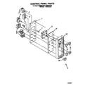 Whirlpool RE960PXYW0 control panel diagram