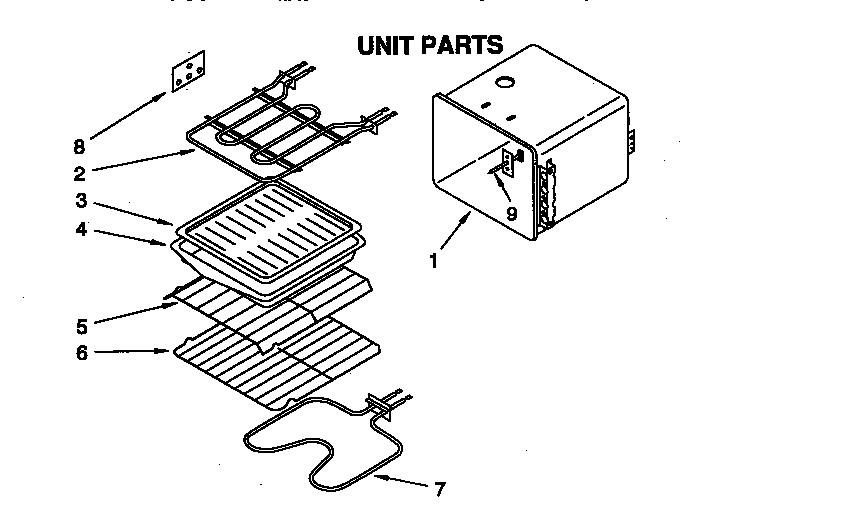 Whirlpool RB160PXYQ5 unit diagram