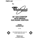 Whirlpool SC8536EWW1 electronic ignition diagram