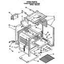 Whirlpool SF337PEAW0 oven diagram