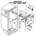 Whirlpool ET22DKXAB04 liner diagram