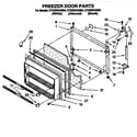 Whirlpool ET22DKXAB04 freezer door diagram
