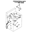 Whirlpool SF365BEWN1 oven electrical diagram