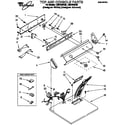 Whirlpool LGR7646AZ0 top and console diagram
