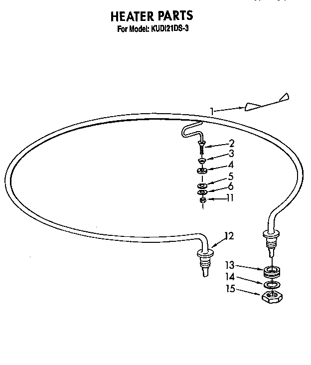 KitchenAid KUDI21DS3 heater diagram
