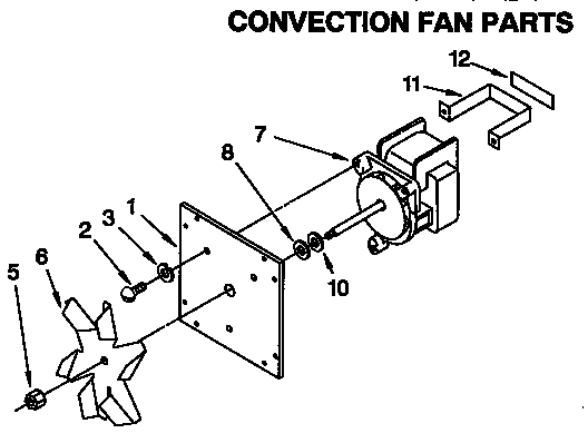 KitchenAid KEBS208AAL1 convection fan diagram
