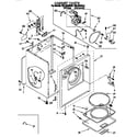 Roper REL4634BL0 cabinet diagram