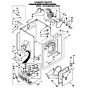 Roper RGL4632BQ0 cabinet diagram