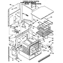 Whirlpool RB270PXYQ1 upper oven diagram