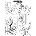 Whirlpool LGR5624BN0 cabinet diagram
