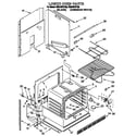 Whirlpool RB270PXYB2 lower oven diagram