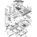 Whirlpool 3ET18DKXAW01 shelf diagram