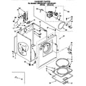Whirlpool LER4434AN1 cabinet diagram