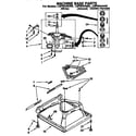 Whirlpool LSP6244AW0 machine base diagram