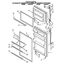 Whirlpool ET17JKYBN00 door diagram