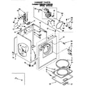 Whirlpool LET5624BW0 cabinet diagram