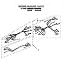 Whirlpool TER56W2BW0 wiring harness diagram
