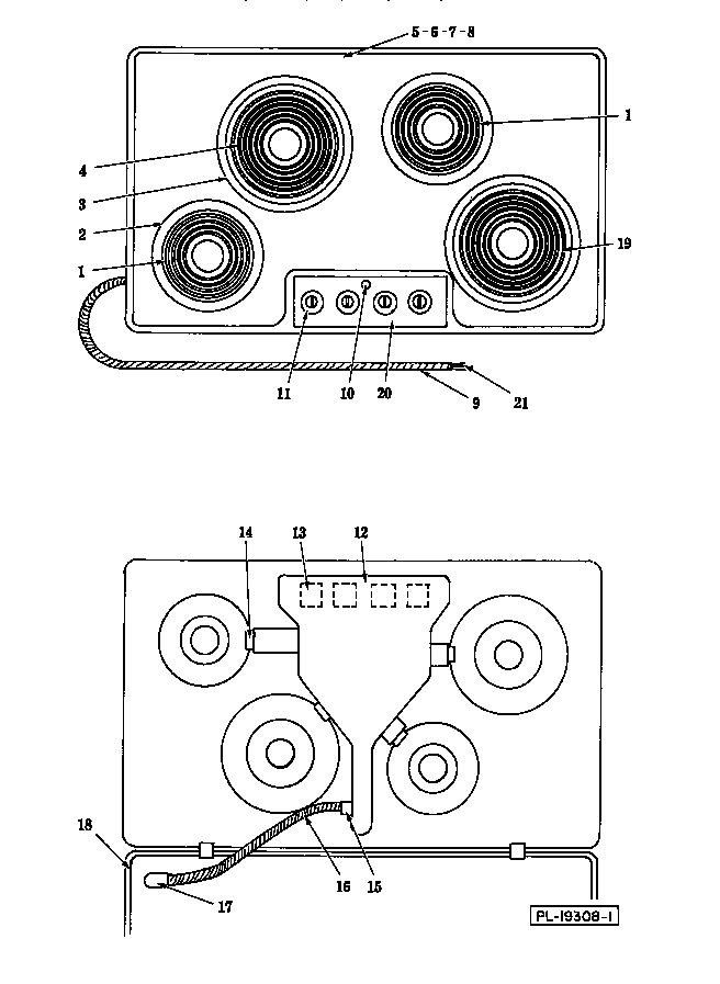 KitchenAid KECS130SWH0 replacement parts diagram