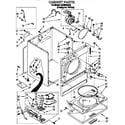 Whirlpool LGR5634AQ0 cabinet diagram