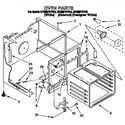 Whirlpool RF385PXYN4 oven diagram